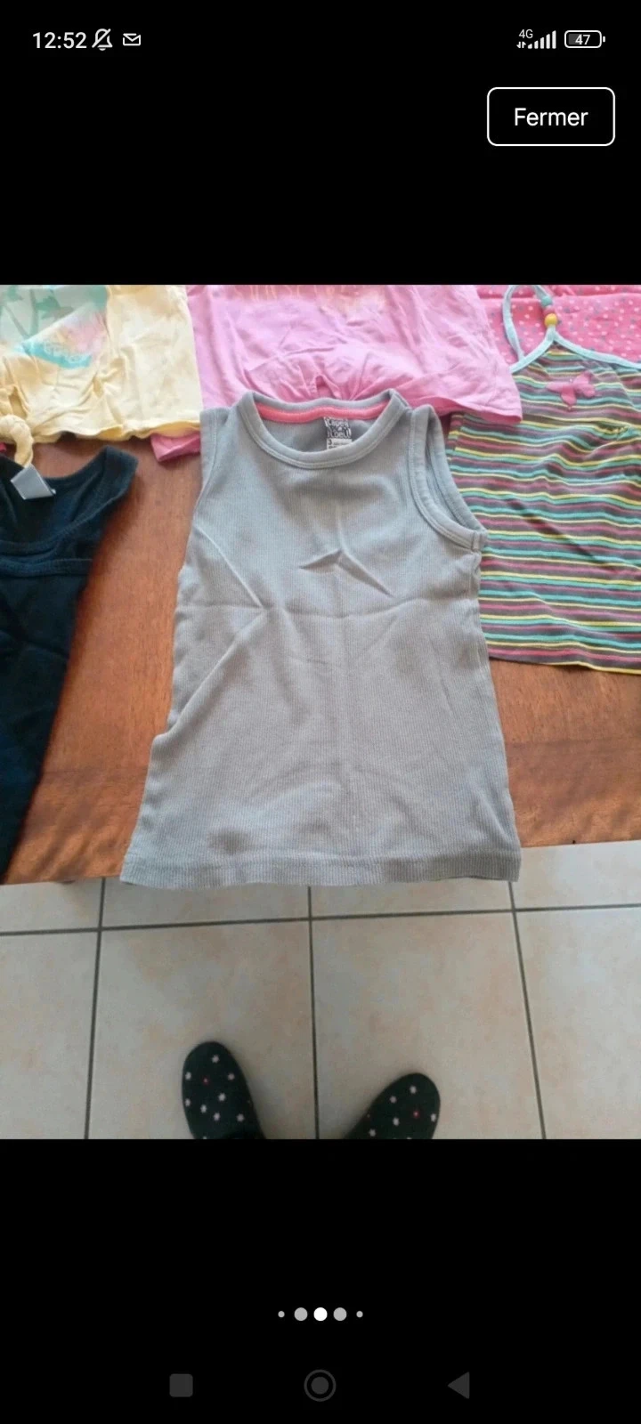 Lot van 7 tanktops meisje 3 jaar – photo 4